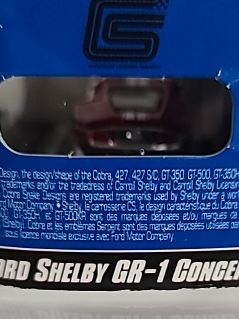Ford Shelby GR-1 Concept 1:87 Red with Display Case Hot Wheels - Picture 3 of 16